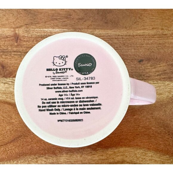 Hello Kitty & Sanrio Strawberry Coffee Mug 14oz - Picture 3 of 3